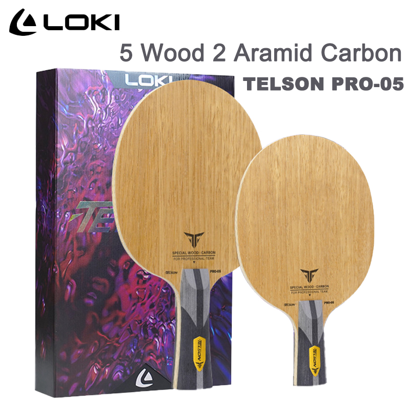 Table Tennis Pro - LOKI TELSON PRO-05 Tafeltennisblad 5 Hout