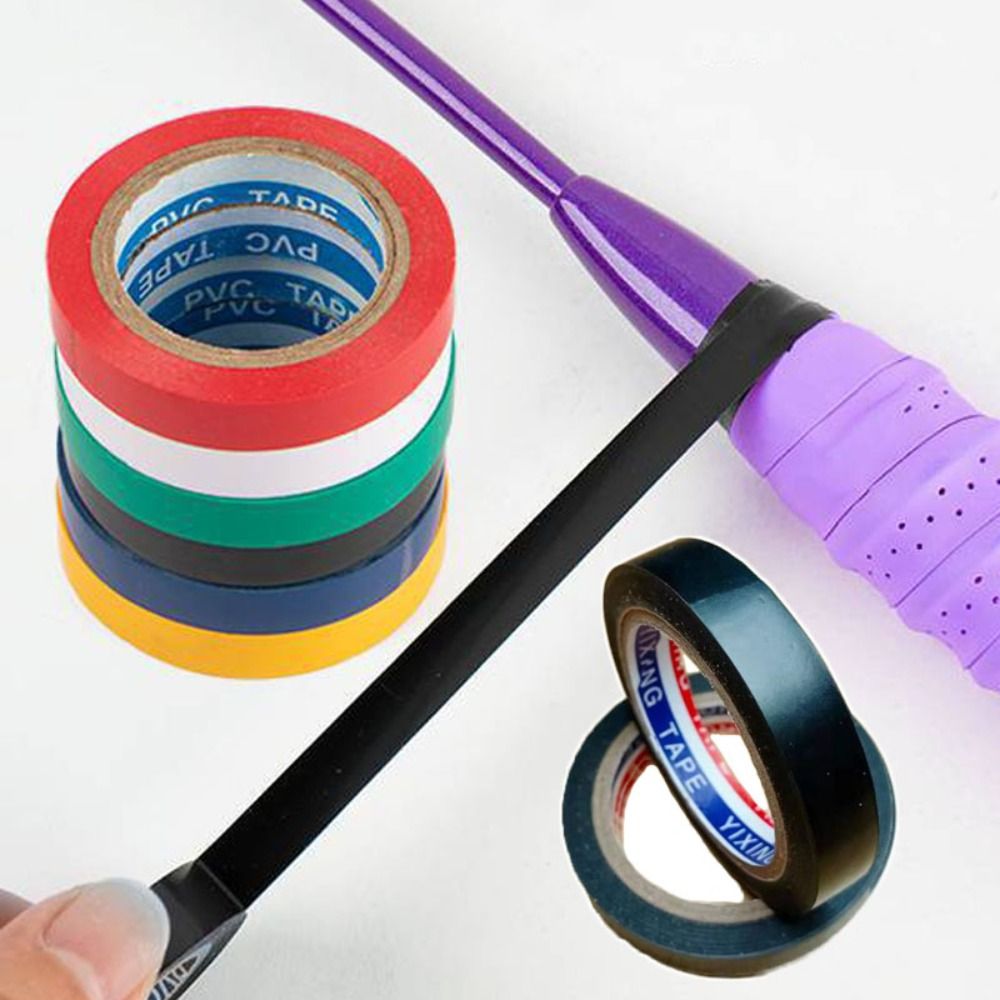 Side Tape Racket - Meerkleurige zweetband afdichtingstape Antisliphandvat Badmintonracket Overgrip