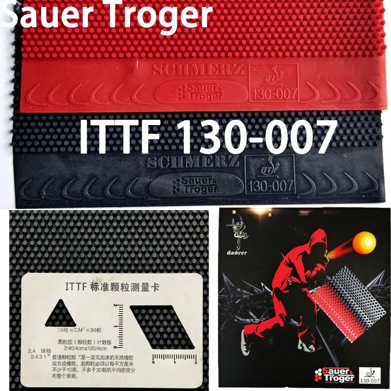Table Tennis Rubber Anti Spin - Superzacht Medium Particle Tafeltennisrubber met lange