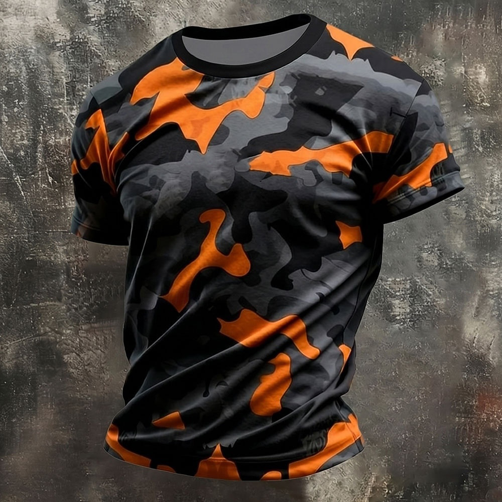 Table Tennis Jersey Butterfly - Heren Camo Camouflage 3D T-shirt Mode