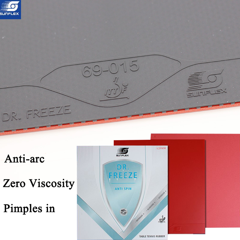 Table Tennis Germany - SUNFLEX DR.FREEZE Anti-boog Tafeltennisrubber Puistjes in