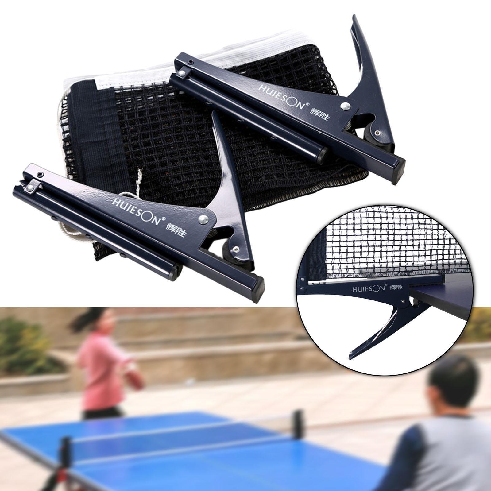 Table Tennis Post - Professionele oefen-tafeltennisnetten-set, duurzame stalen constructie voor