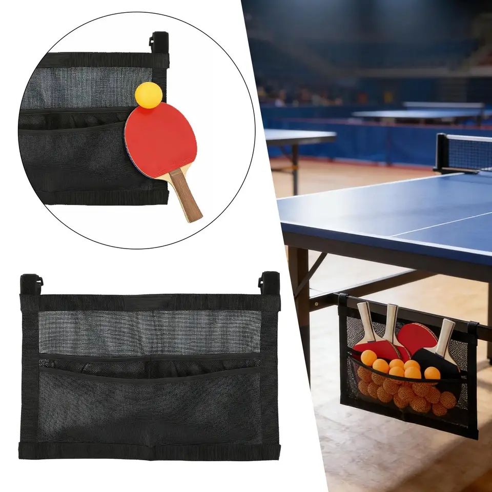 Table Tennis Ball - Nieuwe Mesh Pingpongbalhouder Grote tascapaciteit Tafeltennisbalorganizer