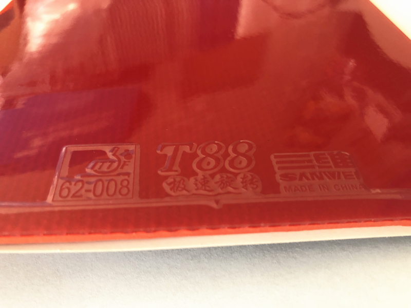 Sanwei T88 Ultra Spin Tafelten - Table Tennis Rubber Anti Spin recensie en prijs