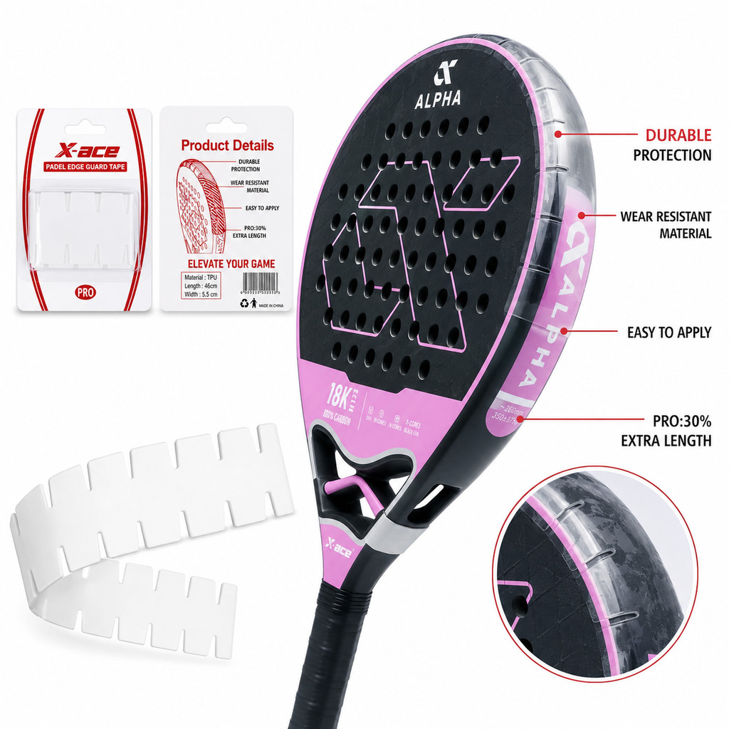 X-ACE Padel Racket Edge Guard  - Side Tape Racket recensie en prijs