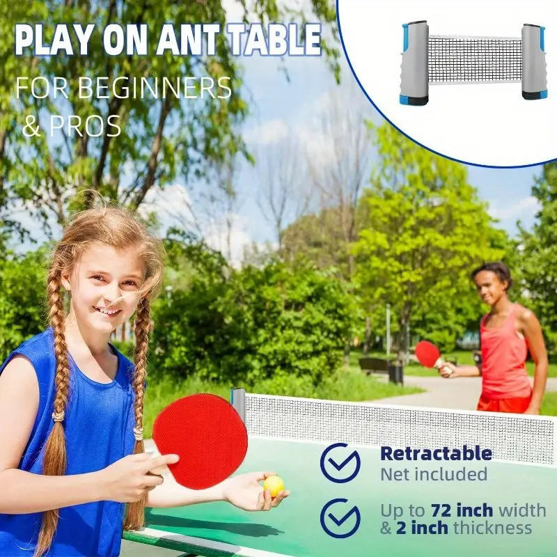 Intrekbaar tafeltennisnet over - Table Tennis Post recensie en prijs